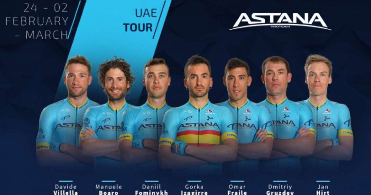 Astana Pro Team «БАӘ турына» қатысатын құрамын жариялады