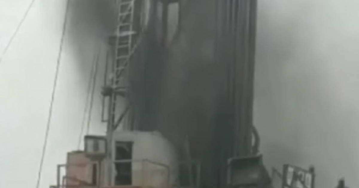 Маңғыстауда кен орнында газды-сулы қоспа атқылады