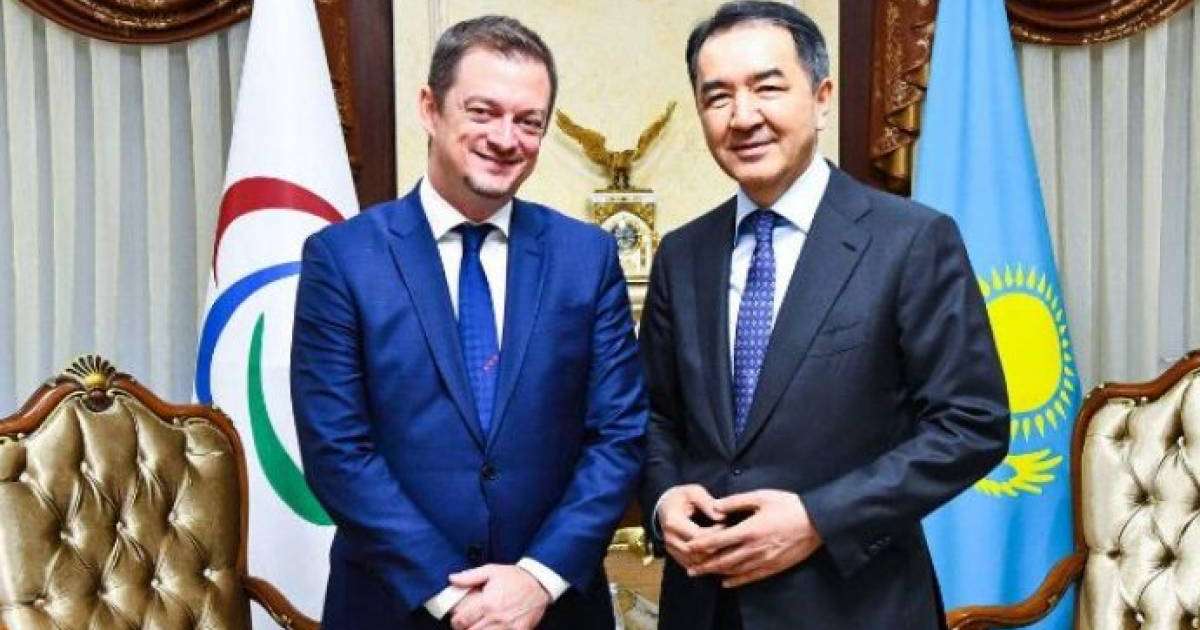 Б. Сағынтаев Халықаралық паралимпиада комитетінің президентімен кездестіі