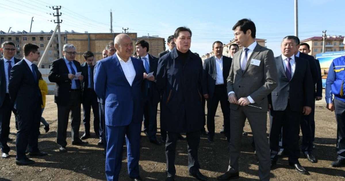 政府总理阿斯哈尔·马明对突厥斯坦州进行工作视察