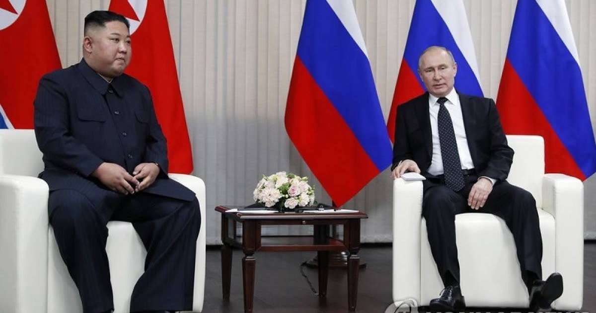 朝俄领导人在俄罗斯举行首脑会谈