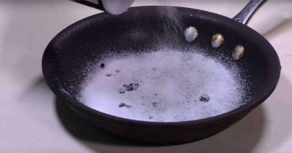 Күйген темір тостақты тазалау жолы