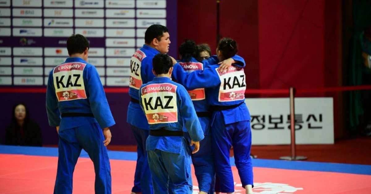 柔道亚锦赛：哈萨克斯坦队获得团体赛第五名