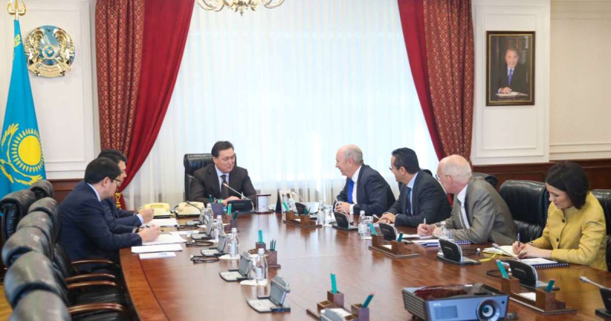 政府总理同壳牌公司代表团举行会谈