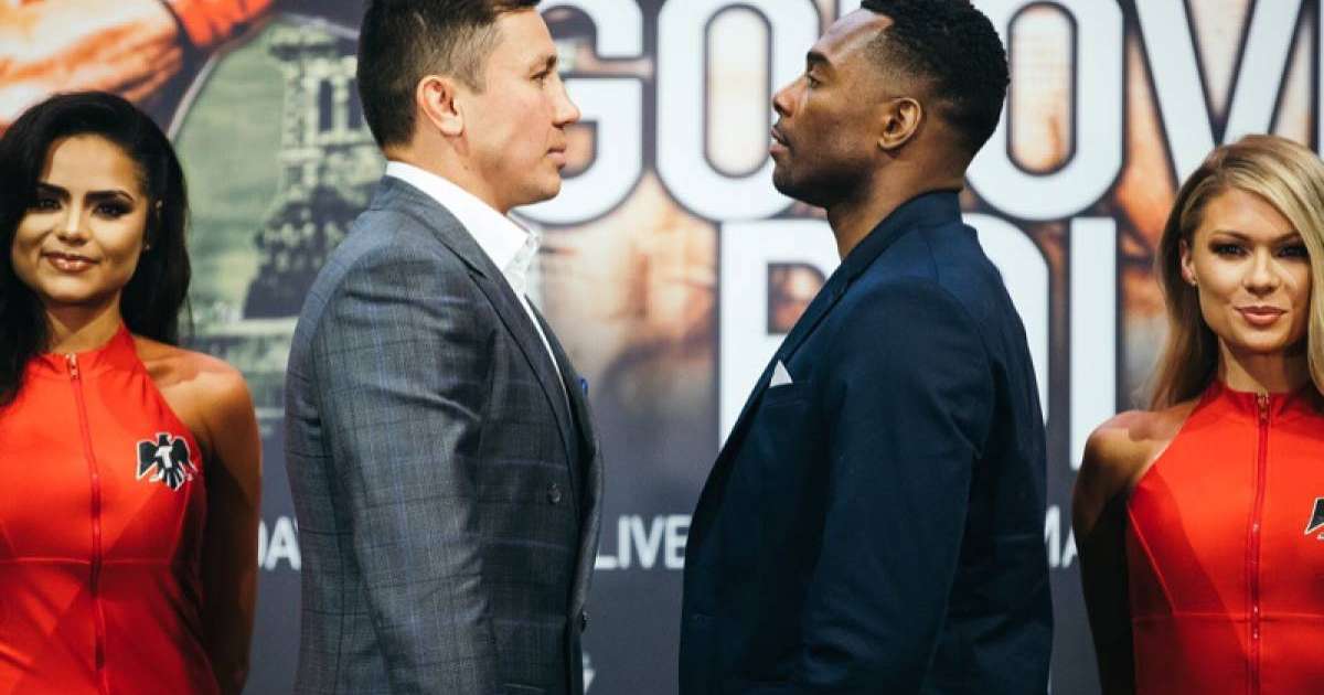 职业拳击：戈洛夫金举行赛前发布会