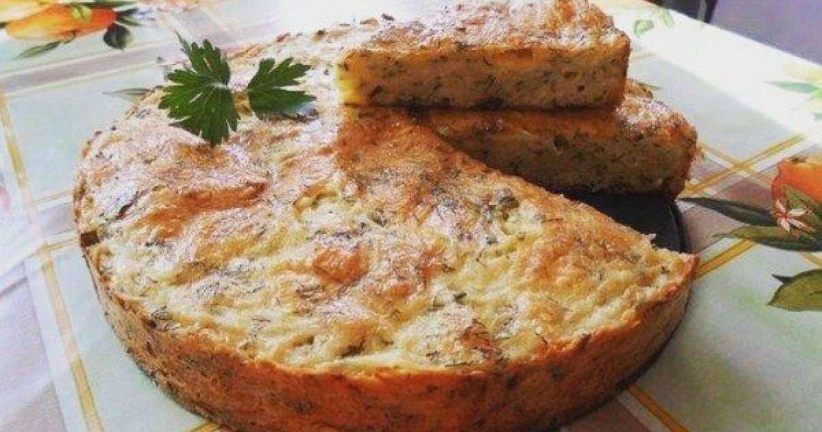 Ірімшік пен картоп қосылған пирог