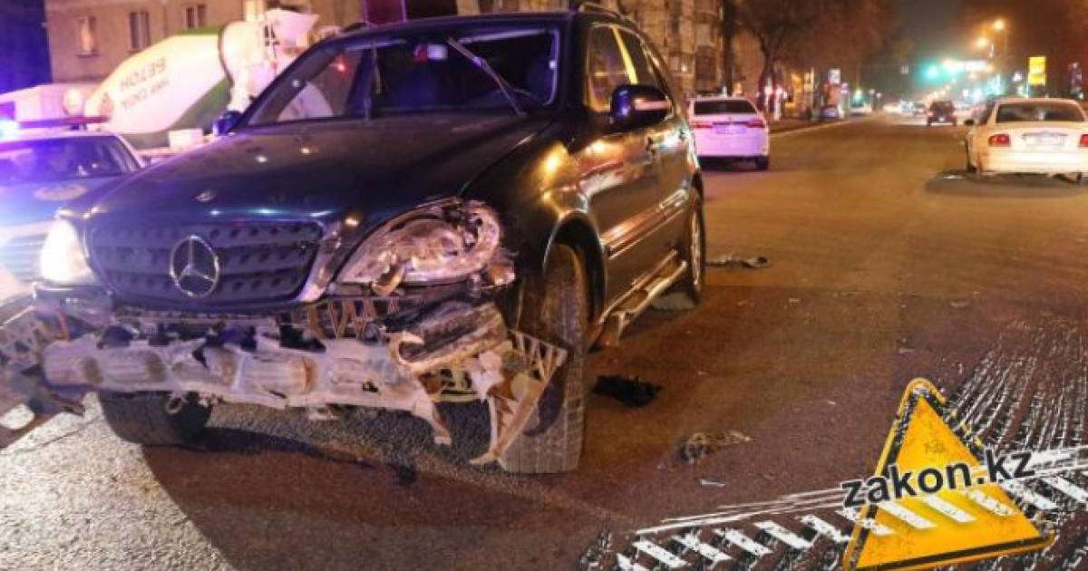 Жол апатын жасаған мас жүргізуші оқиға орнынан қашып кете жаздады