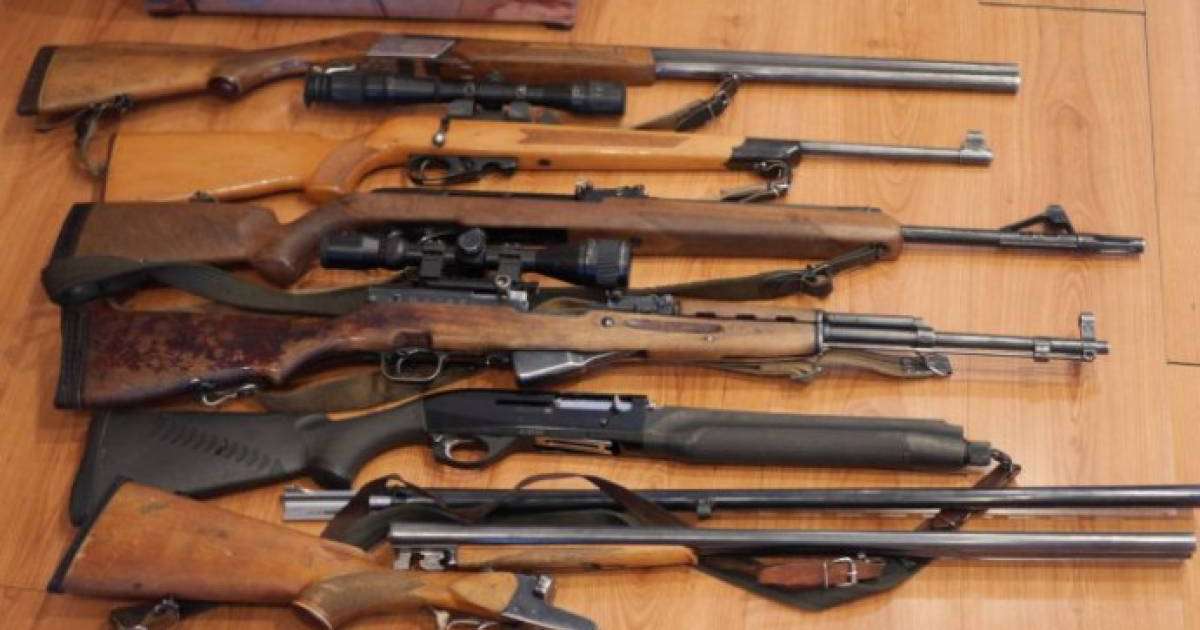 Алматы облысында тәркіленген 500 қару жоюға жіберілді