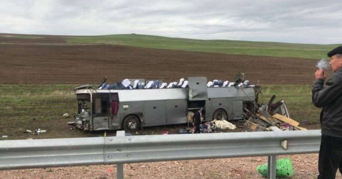 Қордайдағы жол апатының фотолары жарияланды