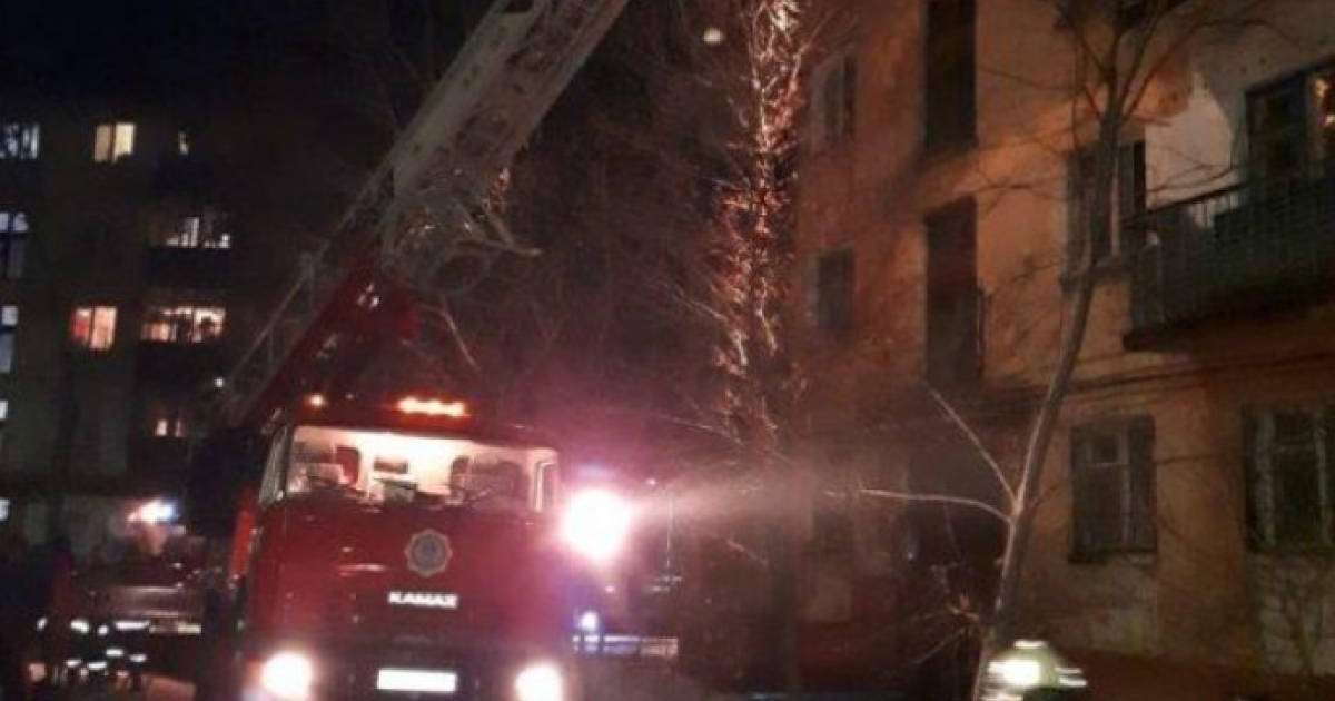 Лисаковскте өрттен бір адам қаза тапты