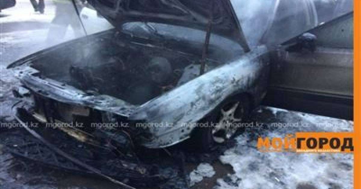 Оралда автокөлік өртеніп кетті | КТК