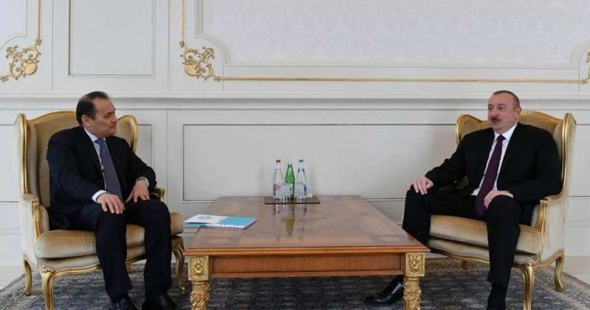 阿塞拜疆总统会见突厥议会秘书长阿穆列夫