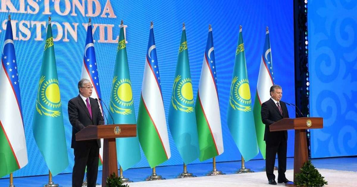 托卡耶夫总统出席乌兹别克斯坦"哈萨克斯坦年"开幕仪式