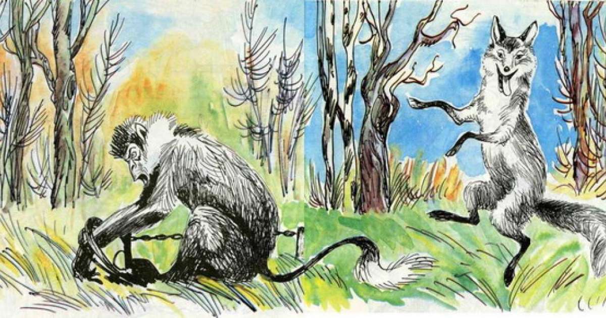 Қазақша ертегі: Түлкі мен маймыл - Ертегілер - Bilim