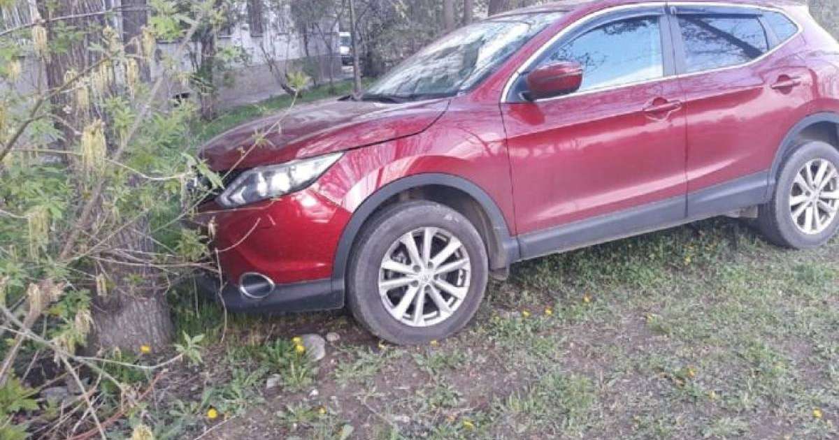 Алматыда рөлде отырған қыз есінен танып қалды: көлік ағашқа соғылған