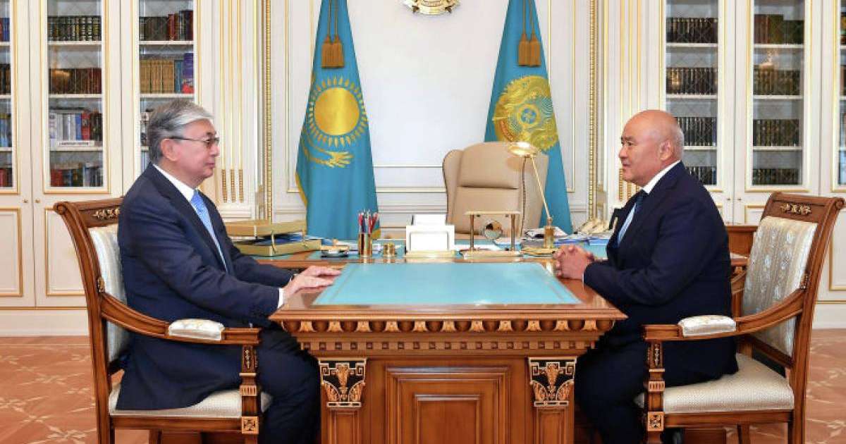 Қасым-Жомарт Тоқаев Өмірзақ Шөкеевті қабылдады