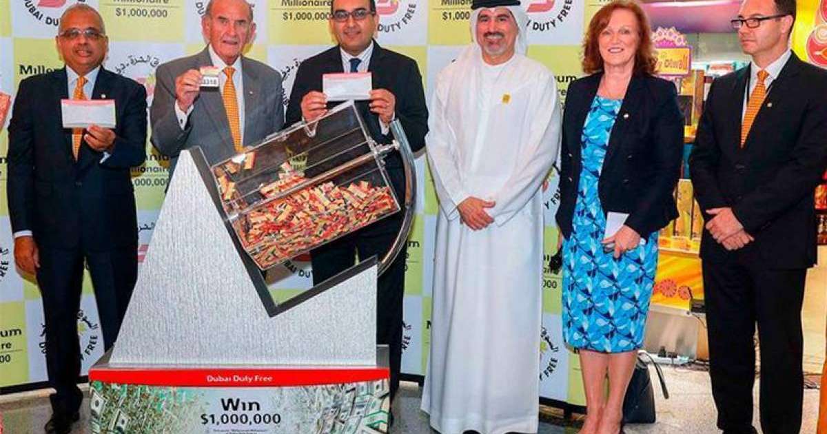 哈萨克斯坦彩民中迪拜免税店彩票百万美元大奖