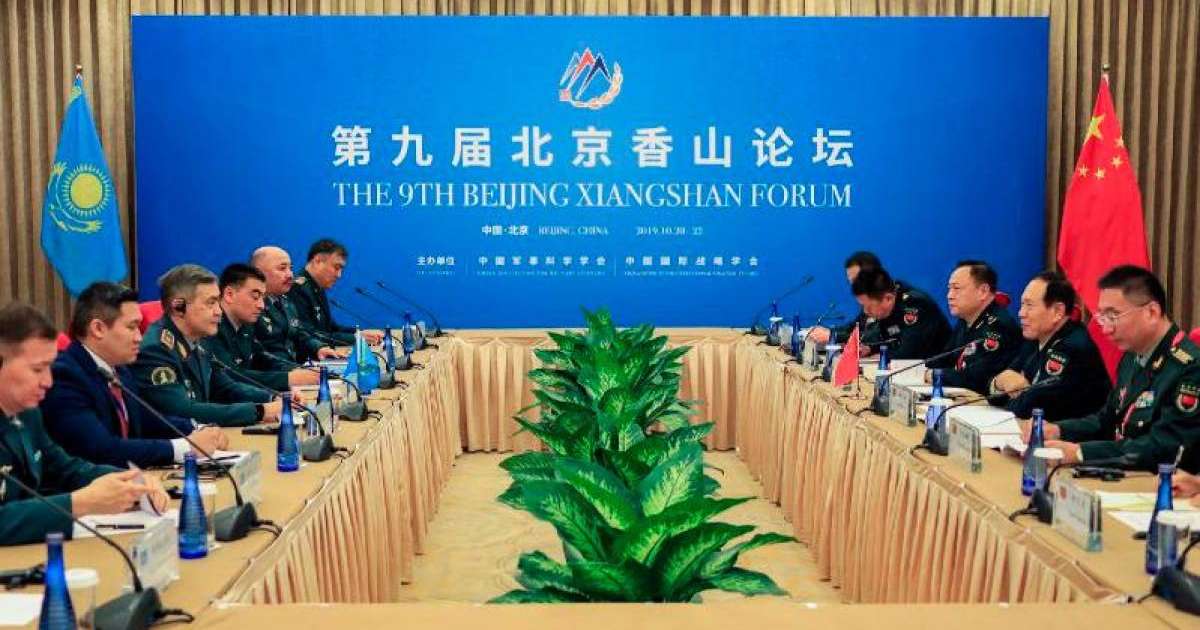 哈萨克斯坦国防部长在北京香山论坛发言