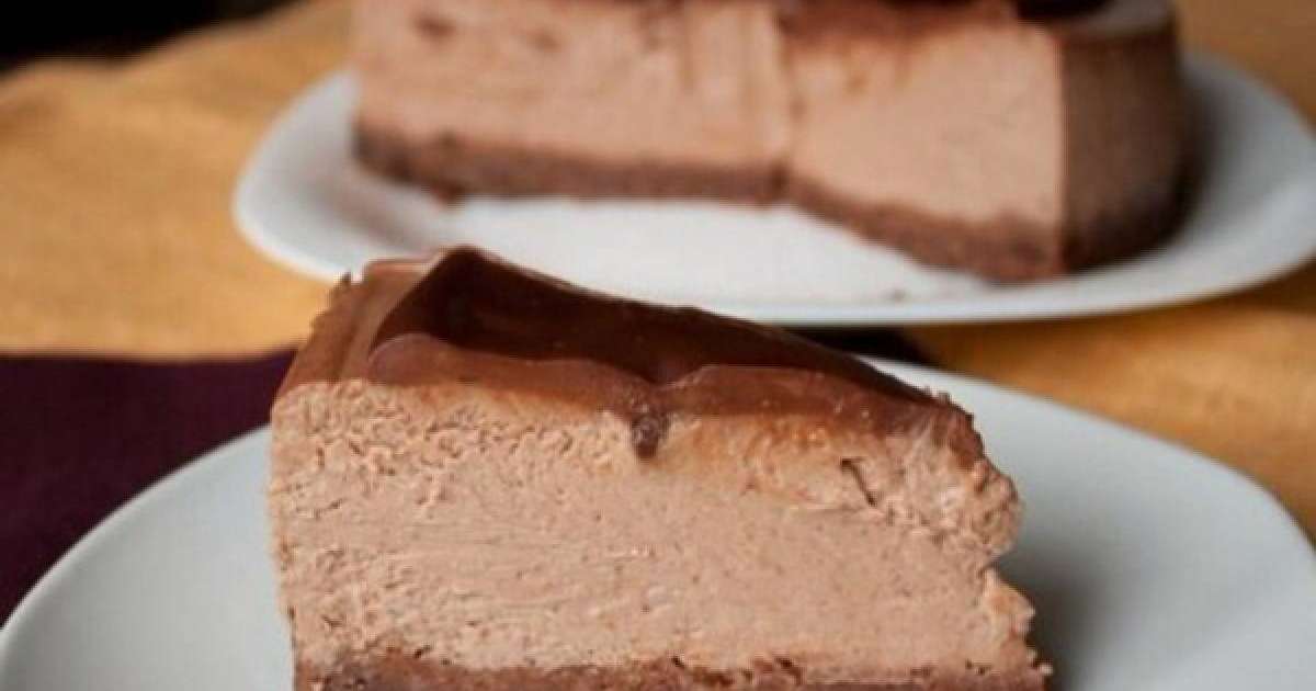 Шоколад қосылған чизкейк |