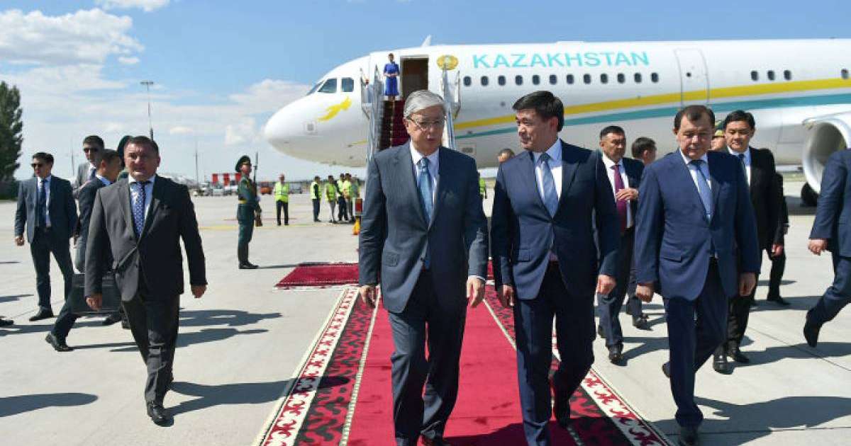 Тоқаев Бішкек қаласына барды