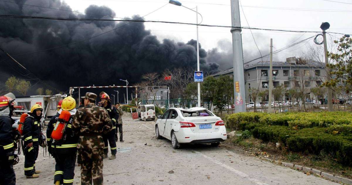 Қытайдағы жарылыстан қаза болғандар саны алпыстан асты