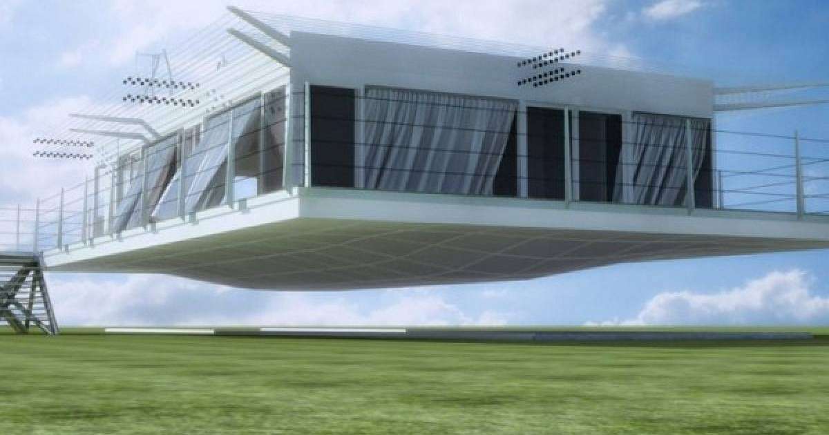 Ауада қалқып тұратын үй құрастырылды