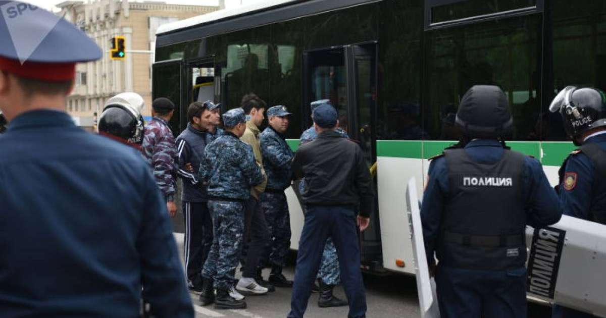 ІІМ митинг кезінде ұсталғандардың нақты санын жариялады