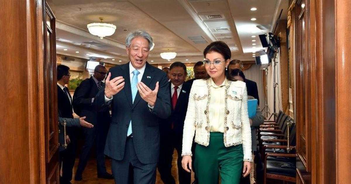 达丽哈·纳扎尔巴耶娃呼吁新加坡在哈萨克斯坦投资