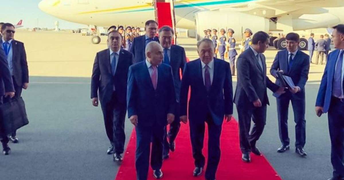 纳扎尔巴耶夫抵达巴库将出席突厥议会峰会