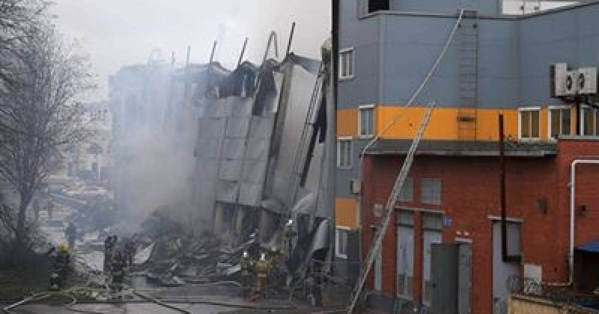 Санкт-Петурбургтегі гипармаркеттердің бірінде өрт болды