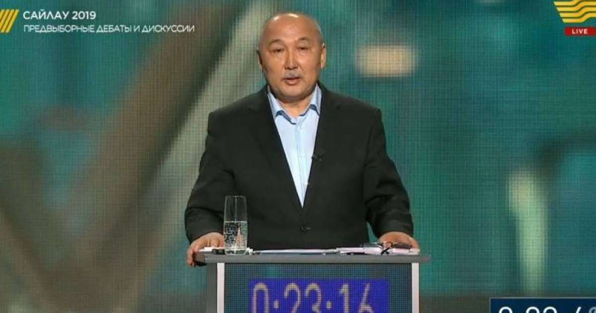 Президентікке үміткер Амангелді Таспихов дауыс берді