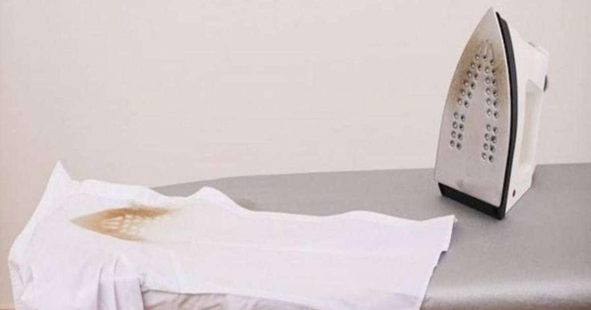 lifehack: Үтіктен қалған дақты кетіру