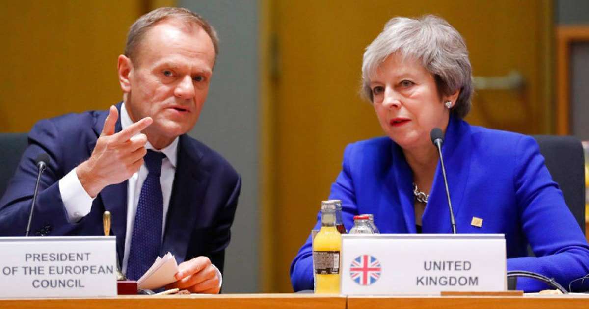 英首相致信欧洲理事会主席 请求将脱欧推迟至6月30日