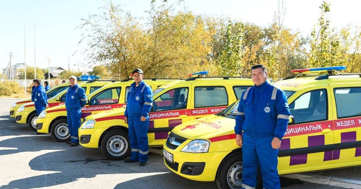 КЫЗЫЛОРДИНСКАЯ ОБЛАСТЬ: МЕДУЧРЕЖДЕНИЯМ ВРУЧЕНЫ КЛЮЧИ ОТ 36 САНИТАРНЫХ АВТОМАШИН