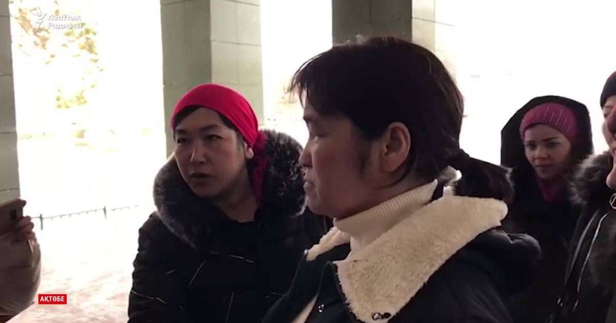 Ақтөбелік аналар биліктен баспана мәселесін шешуді талап етті