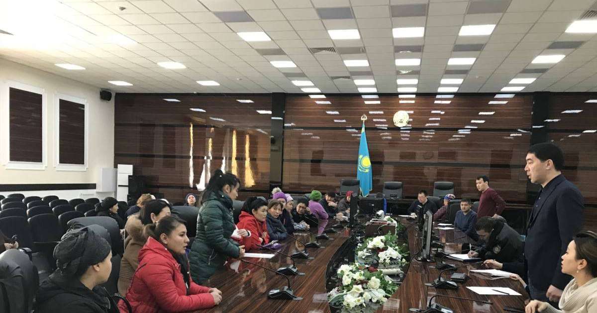 Шымкент әкімдігі көп балалы аналарды қабылдады