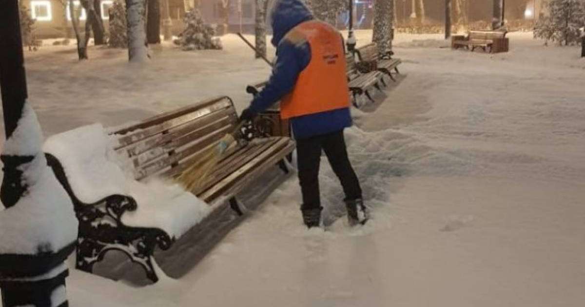 Алматы қар құрсауында қалды