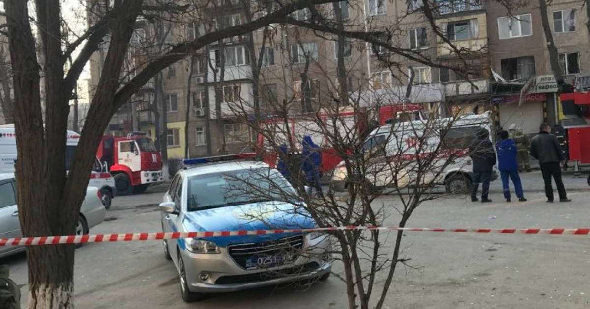 Тараздағы газ жарылған үйдің видеосы