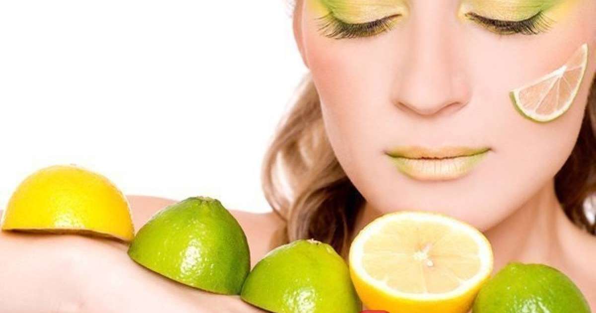 Лимон беттегі қара нүктелерді кетіреді