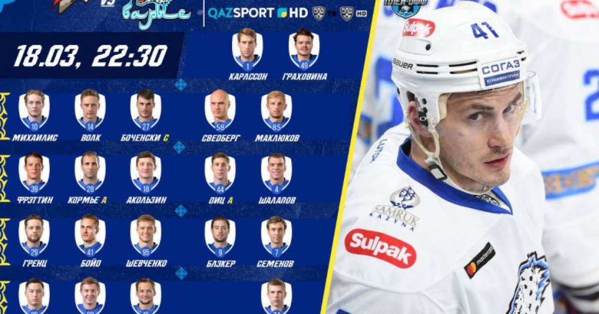 «Барыстың» «Авангардқа» қарсы құрамы белгілі болды