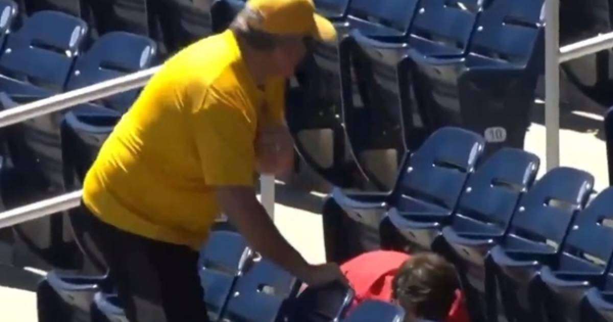 ​Баланың добын тартып алған жанкүйер сынға қалды