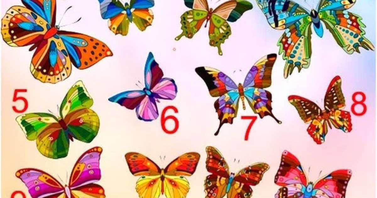 Психологиялық тест: Көбелектің бірін таңдап өзіңіз туралы сыр біліңіз