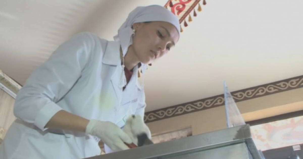 Түркістандық кәсіпкер әйел қуырылған балмұздақ жасап шығарды