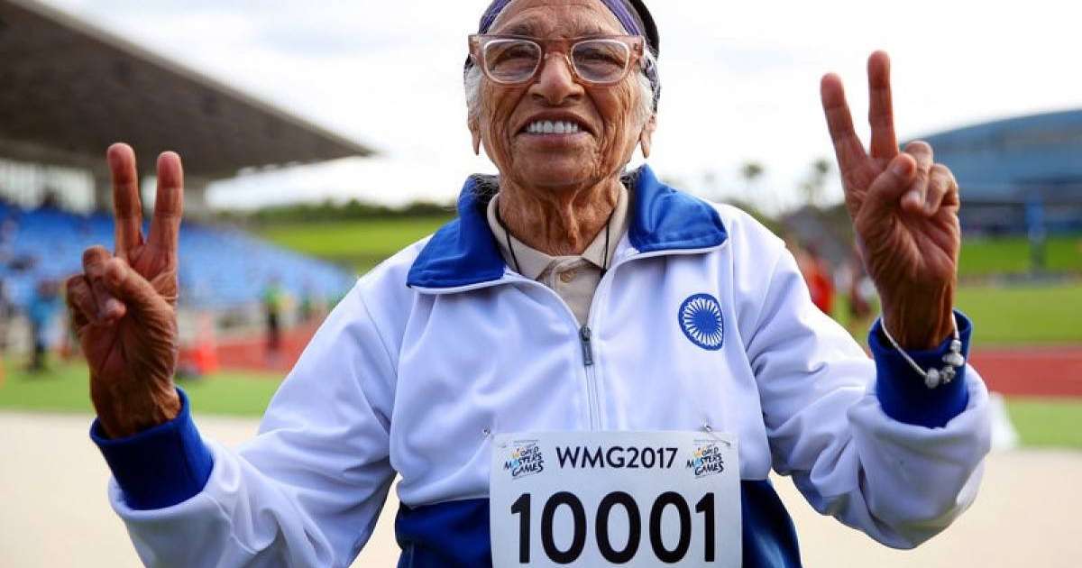 102 жастағы үндістандық әжей жүгіруден әлем чемпионы атанды (фото)