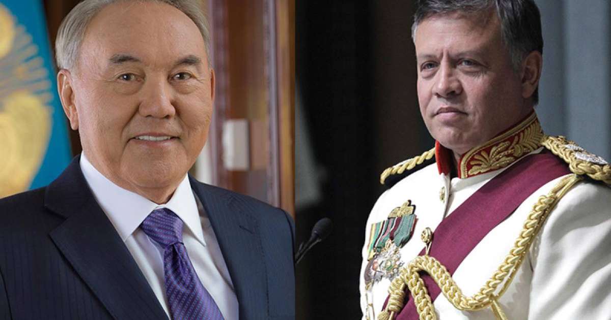 纳扎尔巴耶夫同约旦国王通电话