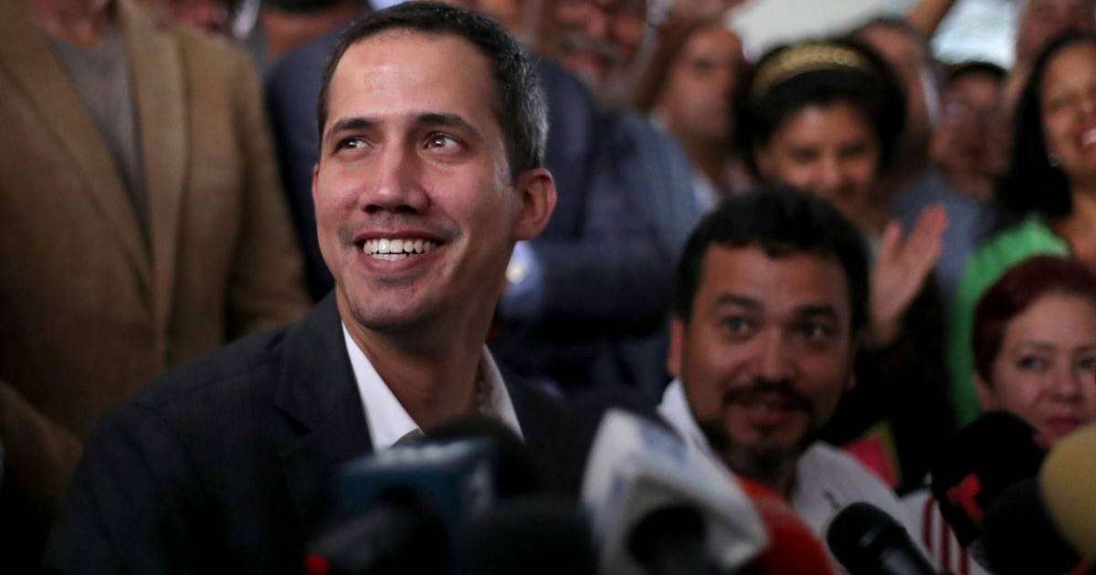 Гуайдо жақтастарын табу үшін аймаққа сапарын бастады