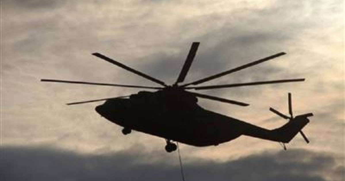 Бес турист мінген тікұшақ із-түзсіз жоғалып кетті