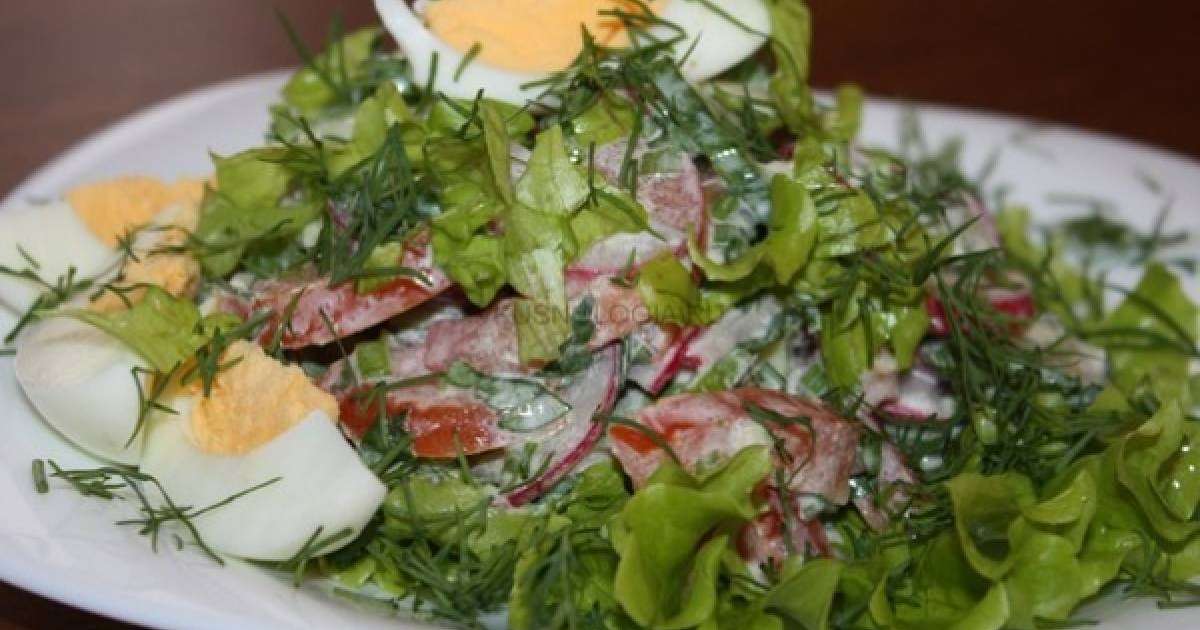 Көктем салатын қалай әзірлейді?