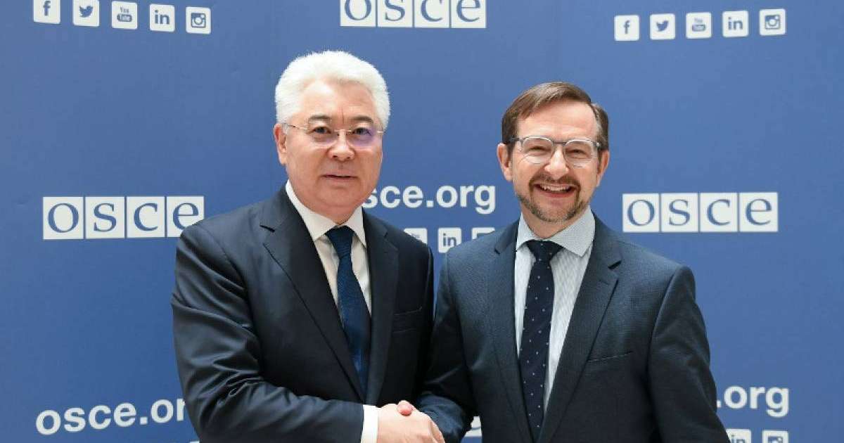 哈萨克斯坦外长会见欧安组织秘书长