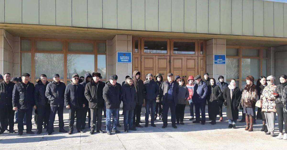 Маңғыстауда газдан тапшылық көрген кәсіпкерлер наразылық білдірді